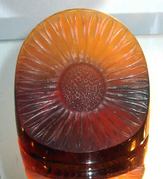 R. Lalique Double Marguerite Paperweight