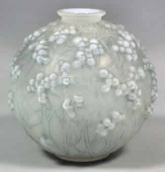 R. Lalique Druide Vase