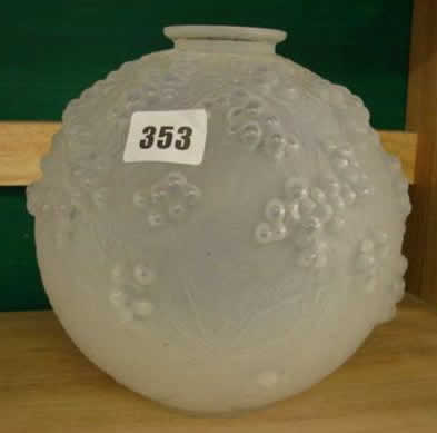 R. Lalique Druide Vase
