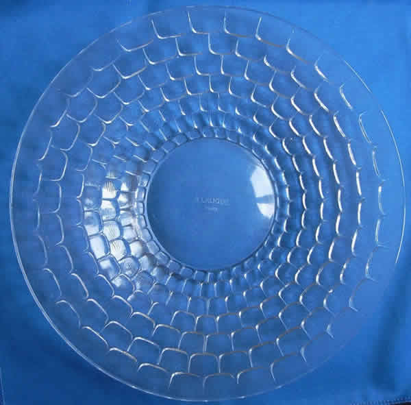 Rene Lalique Ecailles Plate