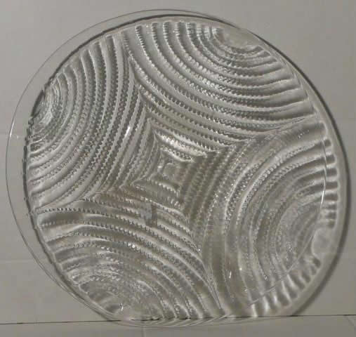 R. Lalique Ecumes Plate