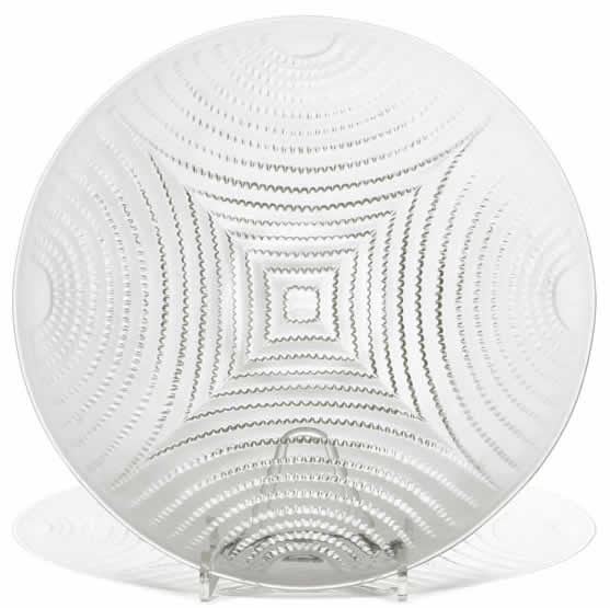 R. Lalique Ecumes Plate