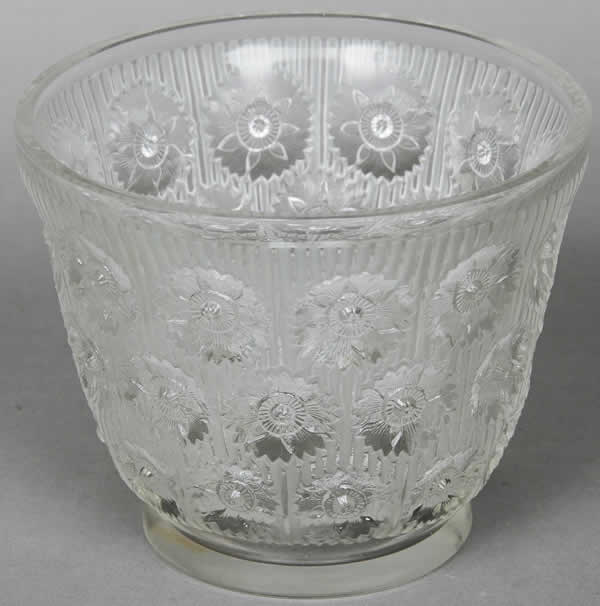R. Lalique Edelweiss Vase