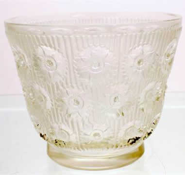 R. Lalique Edelweiss Vase