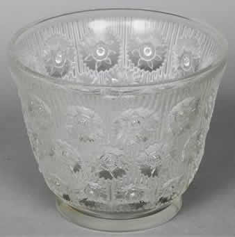 R. Lalique Edelweiss Vase