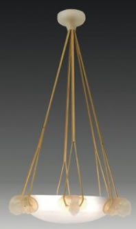 R. Lalique Eglantines Chandelier