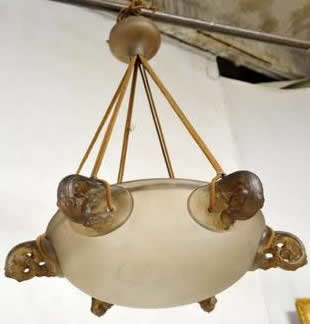 Rene Lalique Eglantines Chandelier