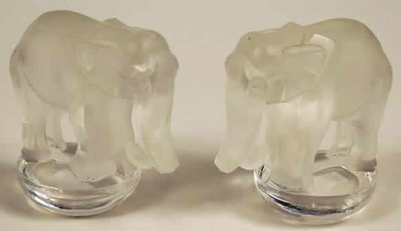 R. Lalique Elephant Paperweight