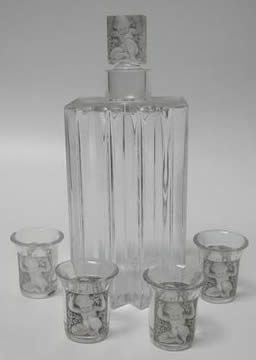 R. Lalique Enfants Decanter