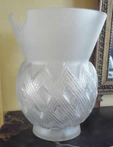 R. Lalique Entrelacs Vase