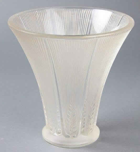 R. Lalique Epis Vase