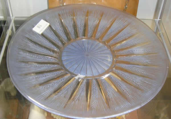 Rene Lalique Epis Plate 