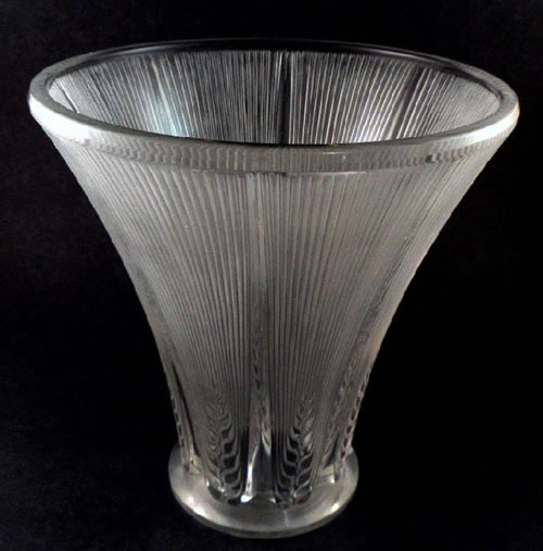 R. Lalique Epis Vase