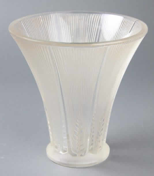R. Lalique Epis Vase