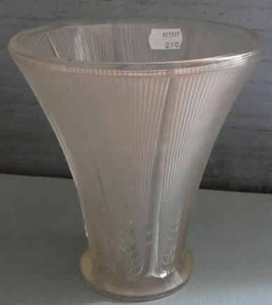 R. Lalique Epis Vase