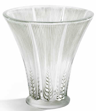 R. Lalique Epis Vase