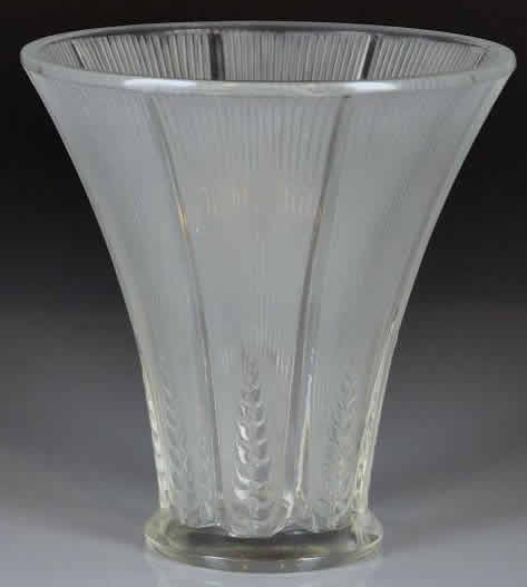R. Lalique Epis Vase