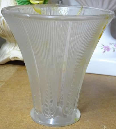 R. Lalique Epis Vase