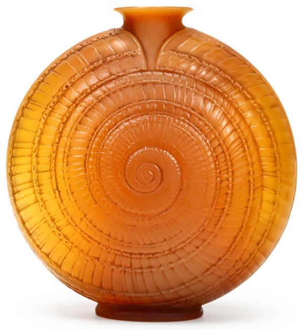 R. Lalique Escargot Vase