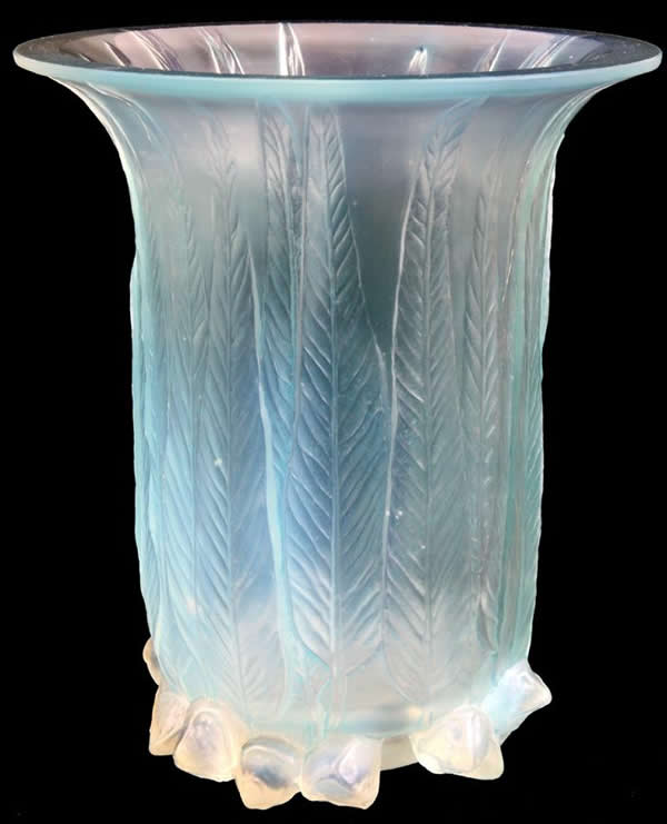 R. Lalique Eucalyptus Vase