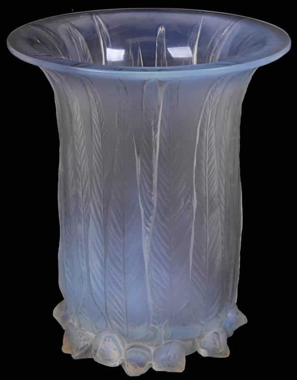 R. Lalique Eucalyptus Vase