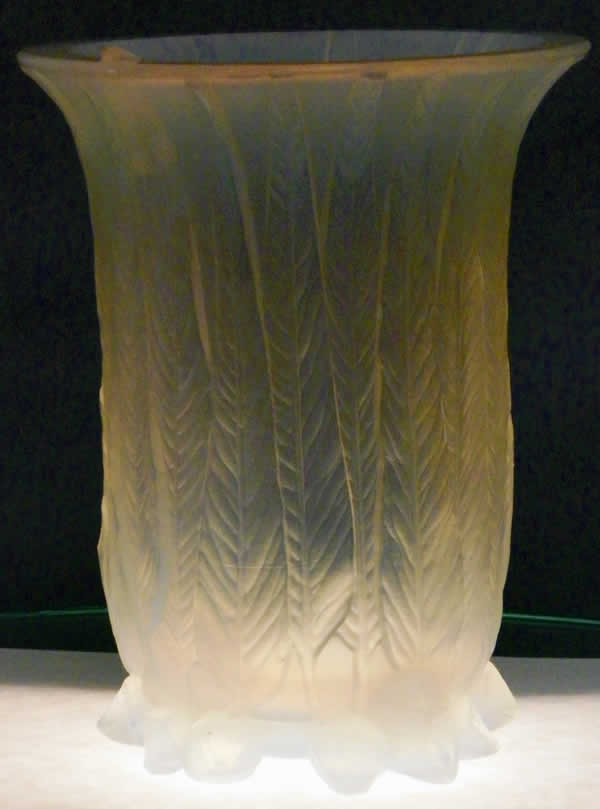 R. Lalique Eucalyptus Vase