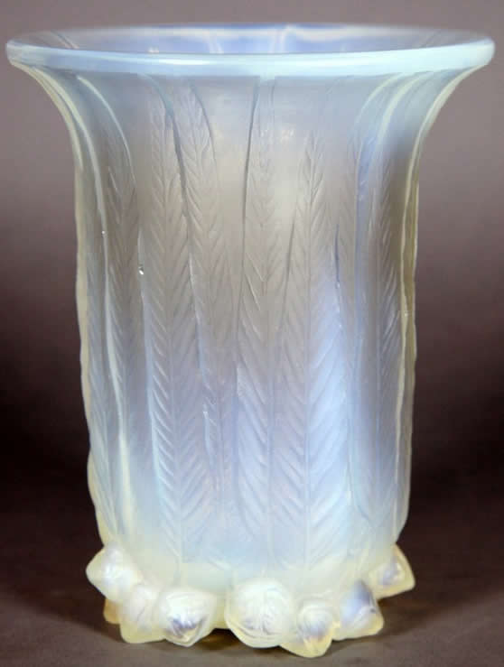 R. Lalique Eucalyptus Vase
