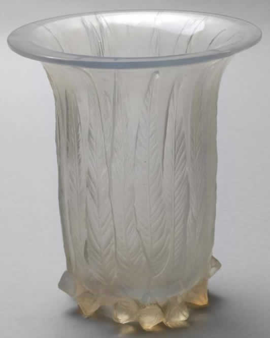 R. Lalique Eucalyptus Vase