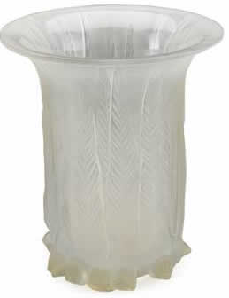 R. Lalique Eucalyptus Vase
