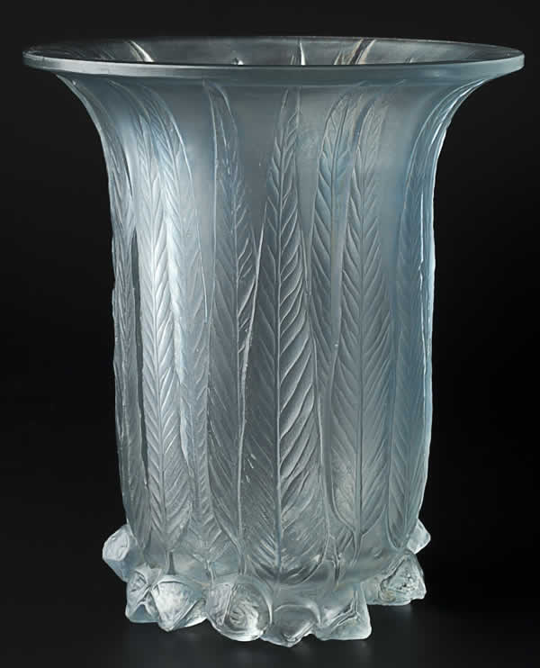 R. Lalique Eucalyptus Vase