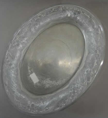 R. Lalique Faisans Oval Platter