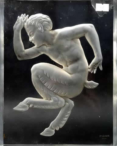 R. Lalique Faune Lamp