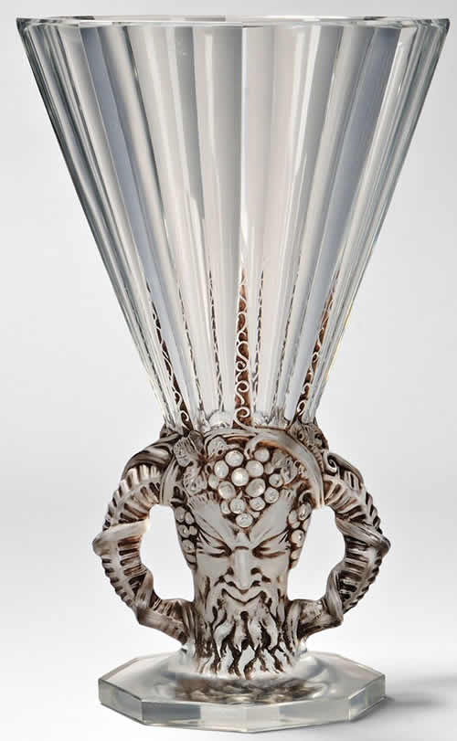 R. Lalique Faune Vase