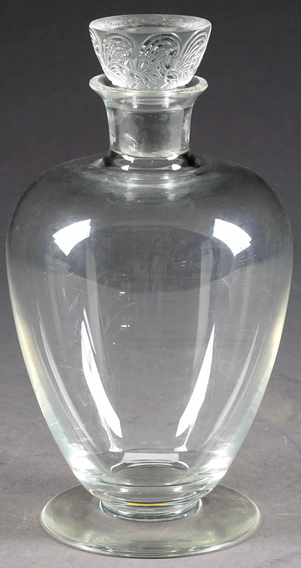 Rene Lalique Faverolles Decanter