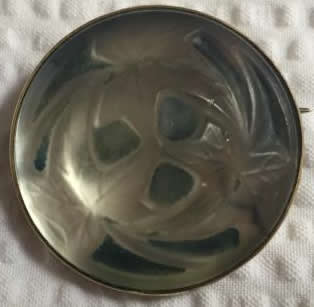 R. Lalique Feuilles De Lierre Brooch