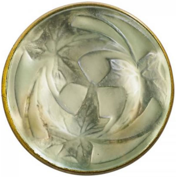 R. Lalique Feuilles De Lierre Brooch