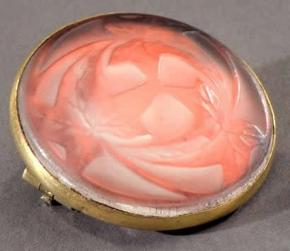 R. Lalique Feuilles De Lierre Brooch