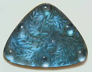 R. Lalique Feuilles Broche