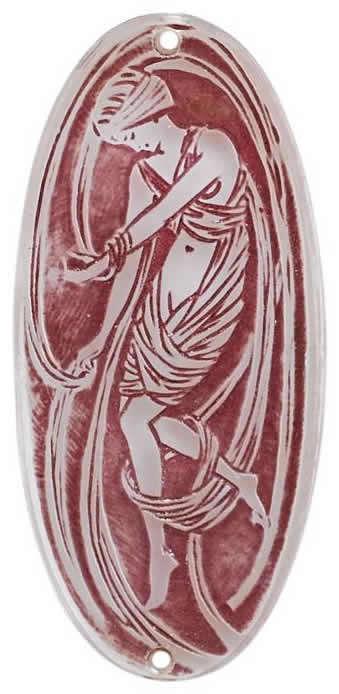 R. Lalique Figurine Drapee Pendant
