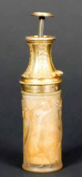 R. Lalique Figurines Drapees Dansant Atomizer