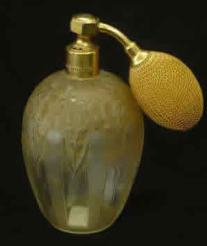 R. Lalique Figurines Et Branches Fleuries Atomizer