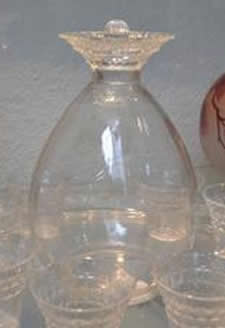 R. Lalique Fleur Carafe