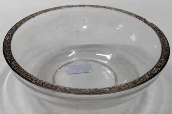 R. Lalique Fleurettes Sponge Bowl