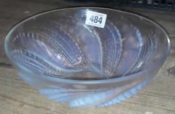 R. Lalique Fleurons Bowl