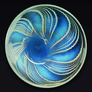 R. Lalique Fleurons Bowl