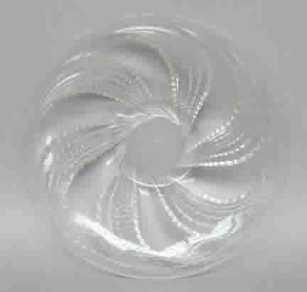 R. Lalique Fleurons Plate