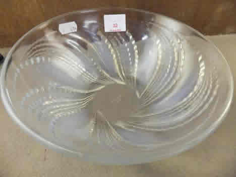 R. Lalique Fleurons Bowl