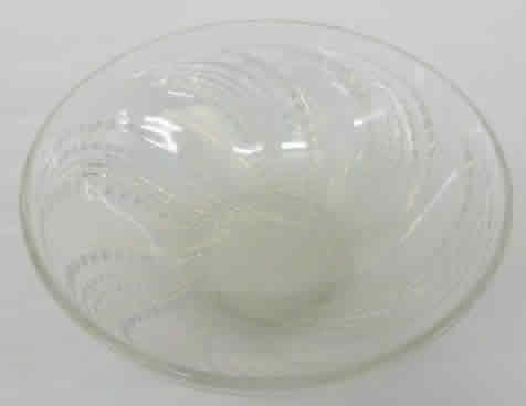 R. Lalique Fleurons Opalescent Bowl