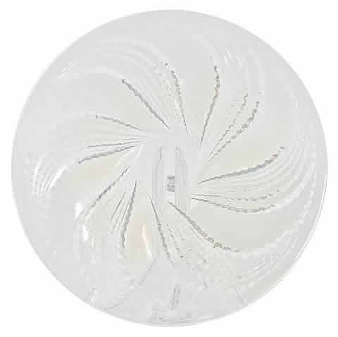 R. Lalique Fleurons Plate