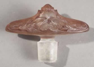 R. Lalique Fleurs Cane Handle